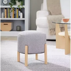Hot Kirklands Home Grey Michelle Ottoman Gray