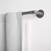 Best Kirklands Home Gunmetal Hyde Wrap Around Curtain Rod, 120 in.