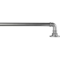 Best Kirklands Home Gunmetal Hyde Wrap Around Curtain Rod, 120 in.