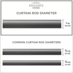 Online Kirklands Home Gunmetal Open Sphere Curtain Rod, 72 in.