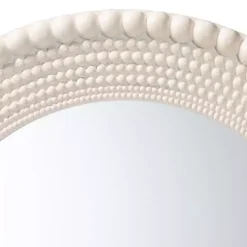 Kirklands Home Halle Pearl Wall Mirror White