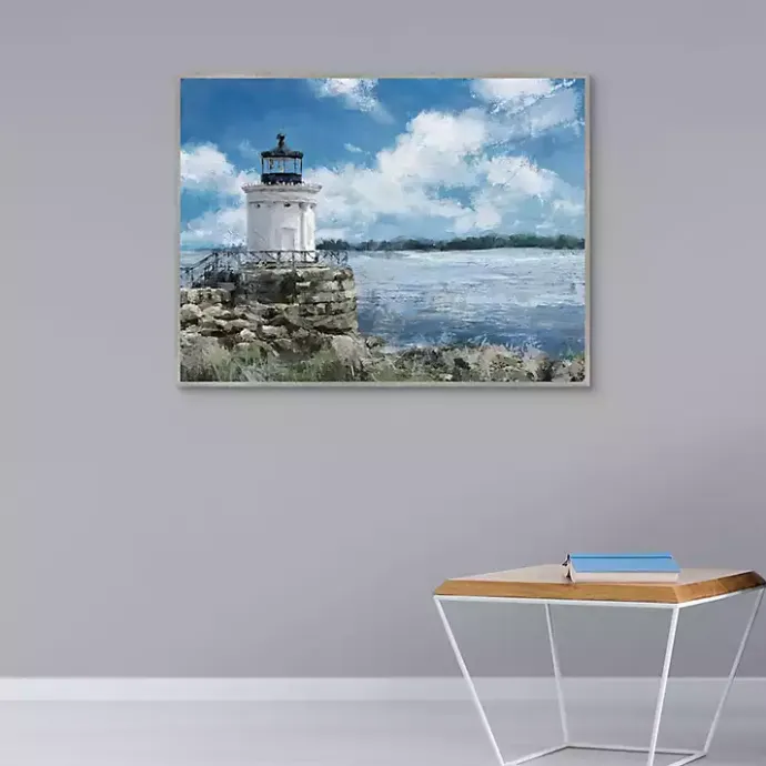 Best Kirklands Home Harbor Watch Framed Canvas Art Print