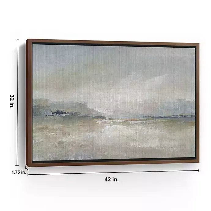 Sale Kirklands Home Hazy Horizon Framed Canvas Art Print