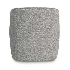 Online Kirklands Home Heather Boucle Swivel Barrel Accent Chair Gray