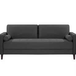 Discount Kirklands Home Heather Chelsea Modern Sofa Gray