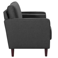 Discount Kirklands Home Heather Chelsea Modern Sofa Gray