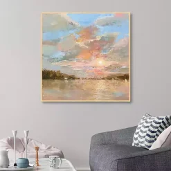 Clearance Kirklands Home Heavenly Glow Framed Canvas Art Print
