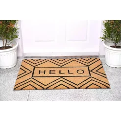 Best Kirklands Home Hello Chevron Doormat