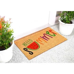 Outlet Kirklands Home Hello Summer Watermelon Doormat Multi