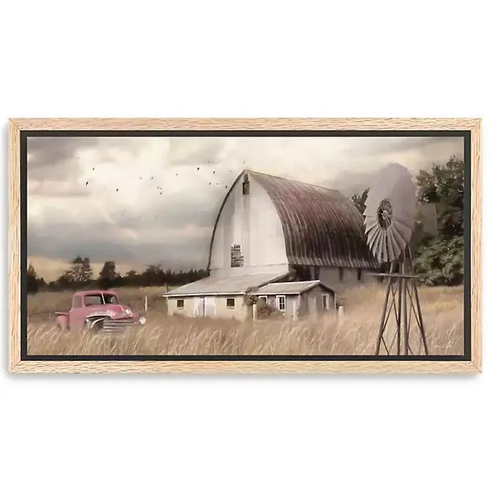 Sale Kirklands Home Henderson Bay Farm Framed Canvas Art Print