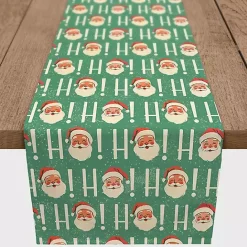 Clearance Kirklands Home Ho Ho Ho Vintage Santa Table Runner, 90 in.