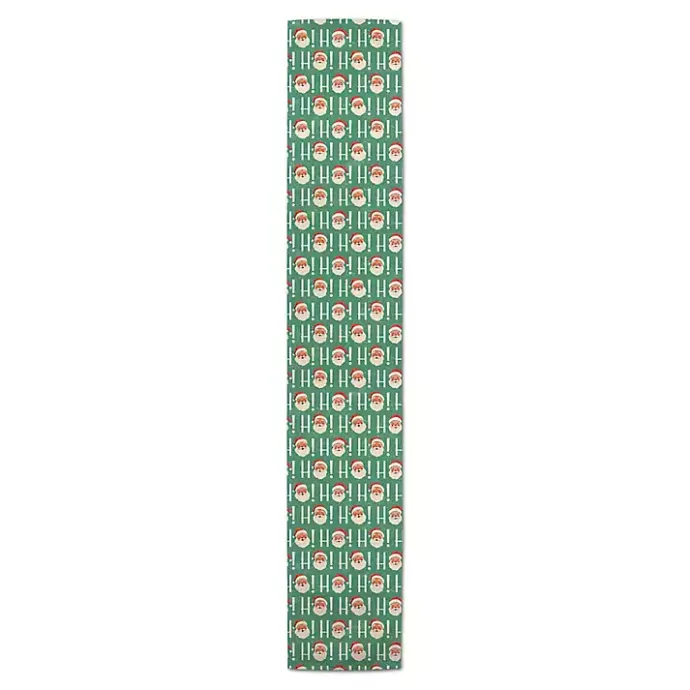 Clearance Kirklands Home Ho Ho Ho Vintage Santa Table Runner, 90 in.