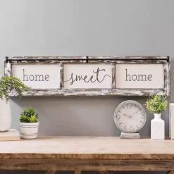 Hot Kirklands Home Home Sweet Home Rustic Door Frame Wood Wall Plaque