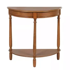 Hot Kirklands Home Honey Half Moon Tinslee Console Table Brown