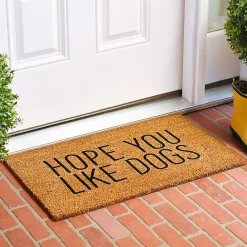 Hot Kirklands Home Hope You Like Dogs Coir Doormat