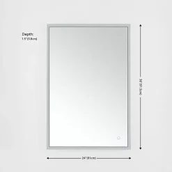 Hot Kirklands Home Houston LED Rectangular Wall Mirror