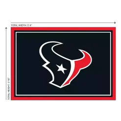 Outlet Kirklands Home Houston Texas Area Rug, 4x6 Black