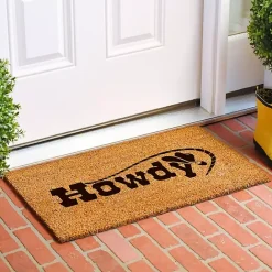 Kirklands Home Howdy Cowboy Hat Doormat