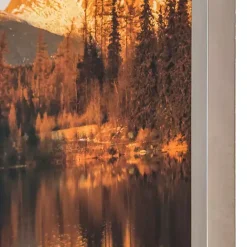 New Kirklands Home Identic Image Framed Tempered Glass Print