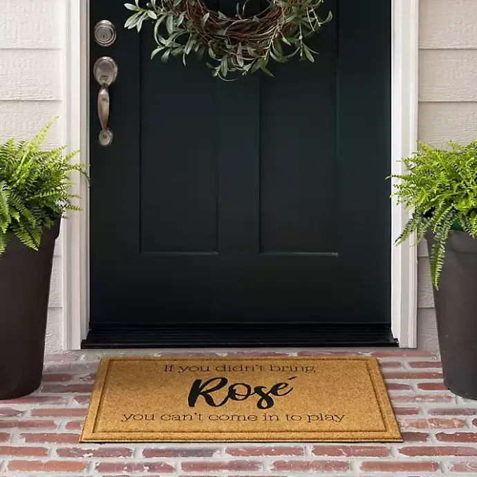 Discount Kirklands Home If You Didn't Bring Rose Welcome Mat