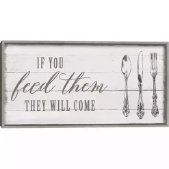 Best Kirklands Home If You Feed Them Framed Canvas Art Print
