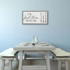 Best Kirklands Home If You Feed Them Framed Canvas Art Print
