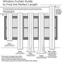 Discount Kirklands Home Imani Chenille Stripe Curtain Panel, 95 in. Blue
