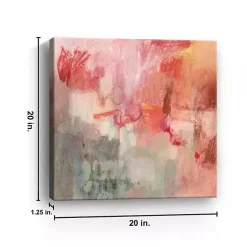Clearance Kirklands Home Incendies Canvas Art Print Pink