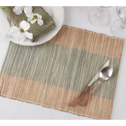 Hot Kirklands Home Indigo Banded 4-pc. Placemat Set