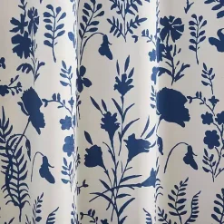 Kirklands Home Indigo Floral 2-pc. Curtain Panel Set, 96 in.