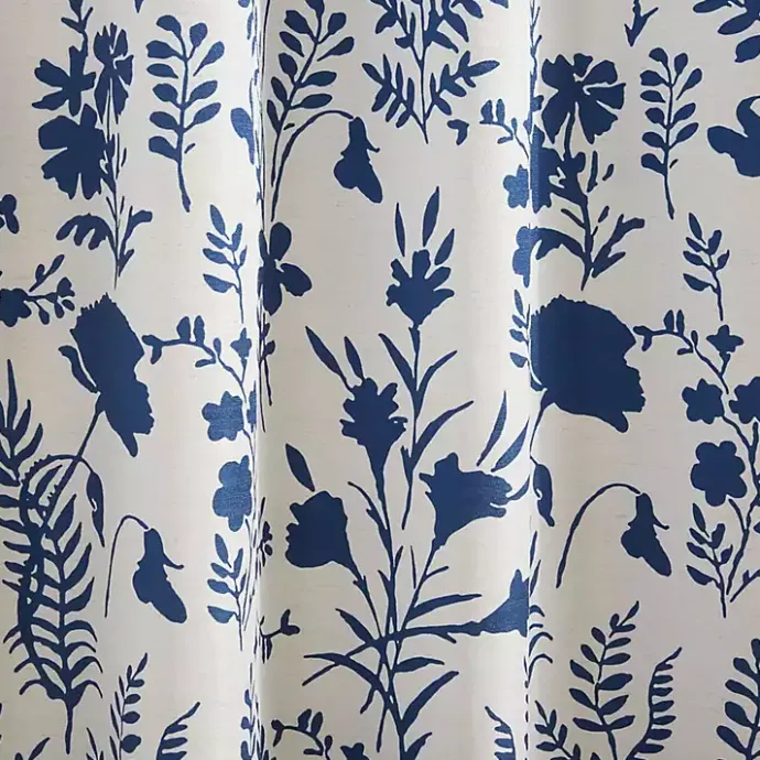 Kirklands Home Indigo Floral 2-pc. Curtain Panel Set, 96 in.