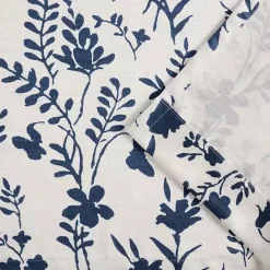 Kirklands Home Indigo Floral 2-pc. Curtain Panel Set, 96 in.