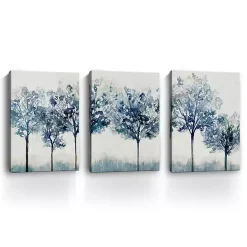 Discount Kirklands Home Indigo Forest Light Canvas Art Prints, 16x24