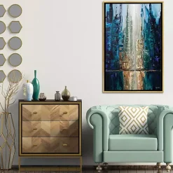 Discount Kirklands Home Infinite Reflection Abstract Canvas Framed Art