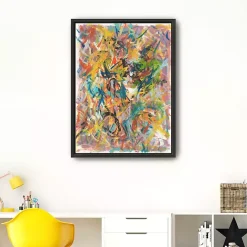 Hot Kirklands Home Inside Out No. 2 Framed Giclee Canvas Art Print