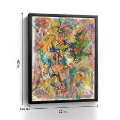 Hot Kirklands Home Inside Out No. 2 Framed Giclee Canvas Art Print
