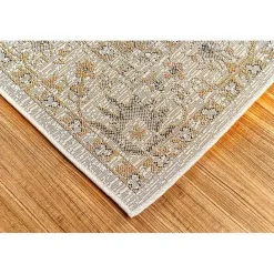 Best Kirklands Home Irene Yellow Daffodil Outdoor Area Rug, 6x9