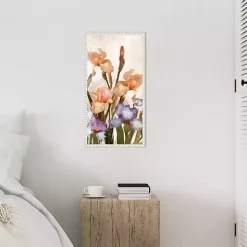 New Kirklands Home Irises Panel Framed Canvas Art Print