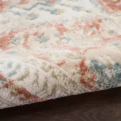 Best Kirklands Home Irsia Rust Traditional Serged Runner, 2x8