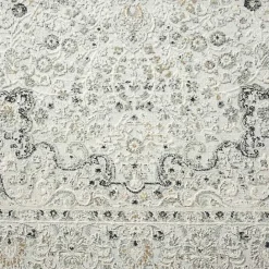 Outlet Kirklands Home Isabella Gray and Ivory Area Rug, 4x6