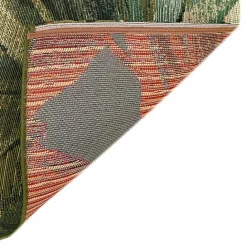 Sale Kirklands Home Island Leaf Outdoor Rug, 4x7 Multi