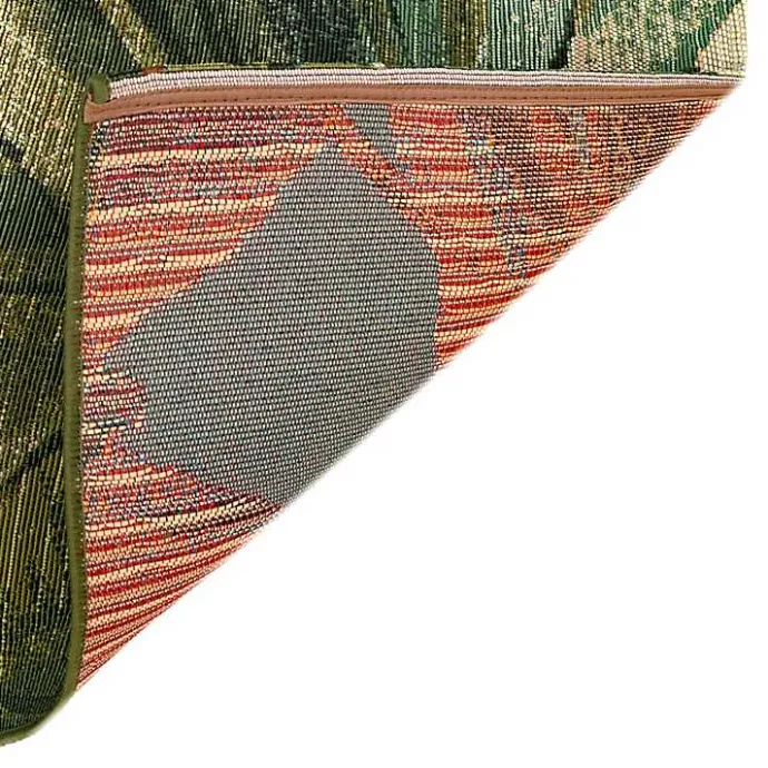 Sale Kirklands Home Island Leaf Outdoor Rug, 4x7 Multi