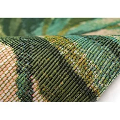 Sale Kirklands Home Island Leaf Outdoor Rug, 4x7 Multi