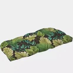 Online Kirklands Home Island Leaves Outdoor Loveseat Cushion