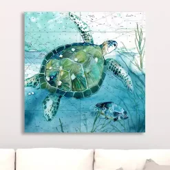 Sale Kirklands Home Island Swim I Giclee Canvas Art Print