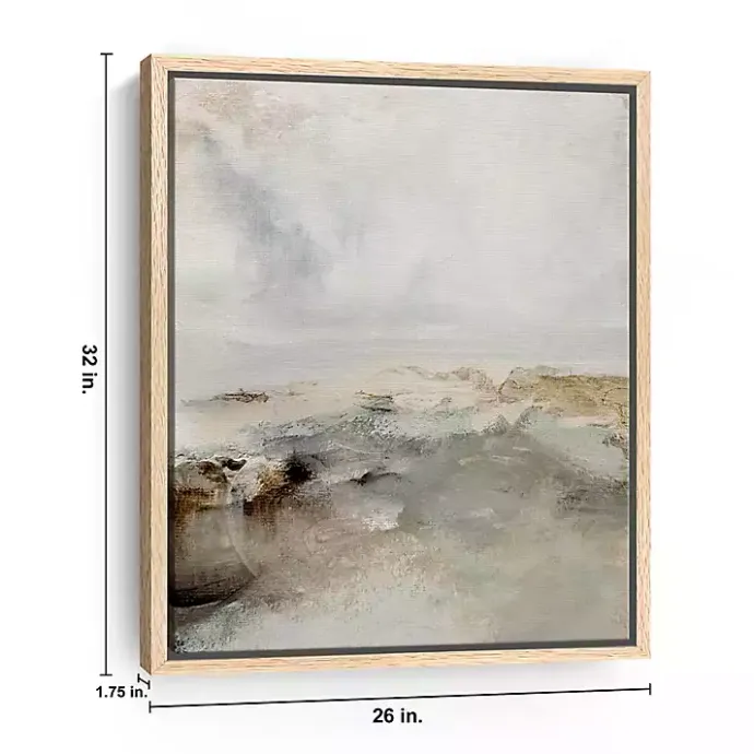 Best Kirklands Home Isolation Framed Canvas Art Print Gray