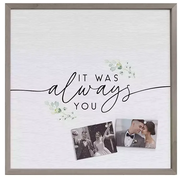 Best Kirklands Home It Was Always You Framed Wall Plaque White