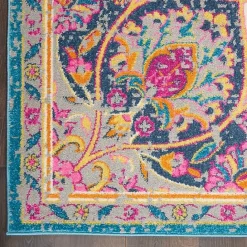Online Kirklands Home Ivory & Multi Floral Medallion Area Rug, 6x9