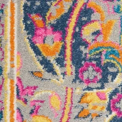 Online Kirklands Home Ivory & Multi Floral Medallion Area Rug, 6x9