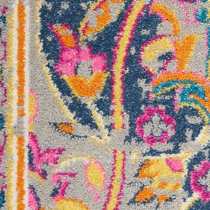 Online Kirklands Home Ivory & Multi Floral Medallion Area Rug, 6x9